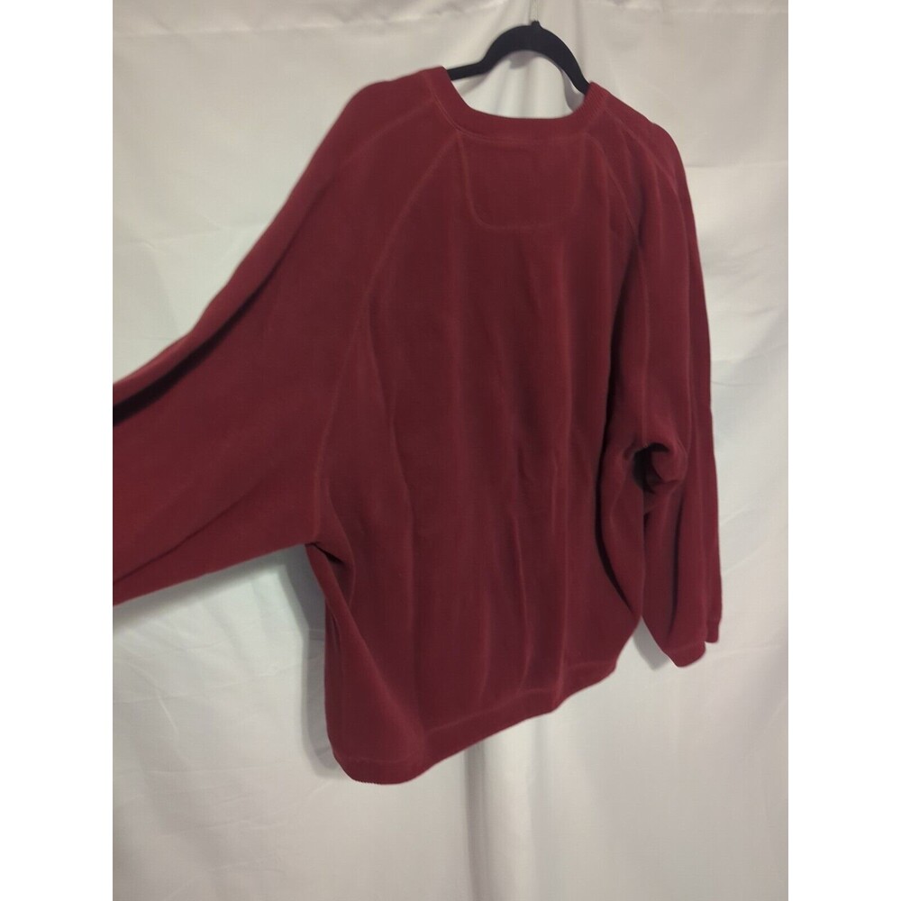 Tommy Bahama Men’s Sweater Solid Burgundy Red Cotton V Neck XL Read Description - Picture 9 of 13